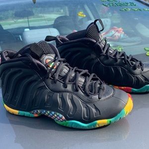 Nike Little Posite One Black Fruity Pebbles
